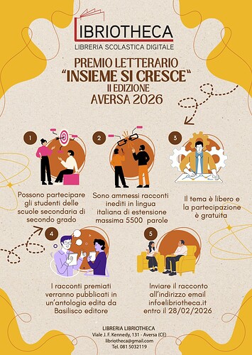 concorso libriotheca locandina 2026